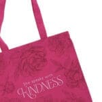 She Speaks with Kindness Canvas Tote Bag - Image 11