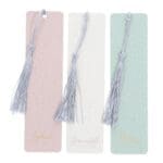 Be Strong and Courageous Three-Piece Bookmark with Tassel Set - Image 4