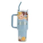 Joy Comes in the Morning Large Stainless Steel Mug with Handle and Straw - Image 9