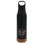 The Lord Is My Strength and Shield Stainless Steel Water Bottle with Cork Base - Image 4