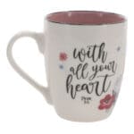 Trust in the Lord Ceramic Mug with Pink Interior - Image 2