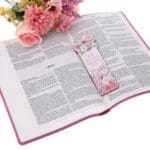 Beauty Blooms from Within Faux Leather Bookmark - Image 3