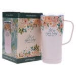 Let Us Rejoice Today Stainless Steel Travel Mug with Handle - Image 5