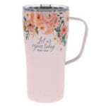 Let Us Rejoice Today Stainless Steel Travel Mug with Handle - Image 4