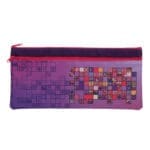 Crossword Purple Pencil Case