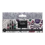 Veritas Four-Piece Metallic Acrylic Marker Set