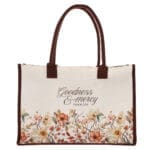 Goodness and Mercy Canvas Tote Bag - Image 6