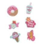 Joyful Girl Six-Piece Shoe Charm Set - Image 3
