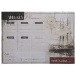 A3 Weekly Desk Planner - Firm and Secure