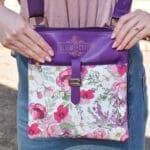 Bloom in His Grace Faux Leather Sling Bag - Image 3