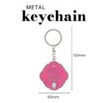 Daughter of the King of Kings Epoxy and Metal Key Ring - Image 5