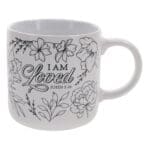 I Am Loved Ceramic Coloring Mug