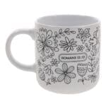 Be Joyful in Hope Ceramic Coloring Mug - Image 2