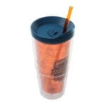 Life Is an Adventure with Jesus Plastic Travel Tumbler with Lid and Straw - Image 3