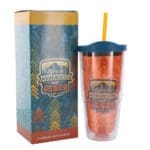 Life Is an Adventure with Jesus Plastic Travel Tumbler with Lid and Straw - Image 4