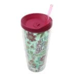 Be Truly Glad Plastic Travel Tumbler with Lid and Straw - Image 3