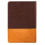NIV Chocolate & Amber Two Tone Faux Leather Holy Bible Larger Print - Image 38