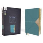 NASB Teal Imitation Leather 1995 Ed Thinline Bible Red Letter Comfort Print - Image 20