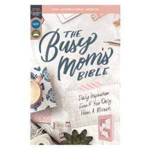 NIV Pink Hardcover Daily Inspiration Busy Mom's Bible Comfort Print