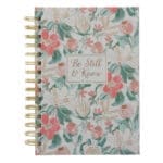 Be Still and Know Floral Hardcover Wirebound Journal - Image 7