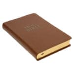 NLT Tan Genuine Leather Flexcover Standard Bible with Indexing Tabs - Image 5