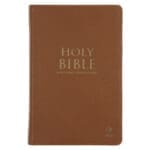 NLT Tan Genuine Leather Flexcover Standard Bible with Indexing Tabs - Image 3