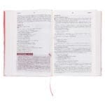 NLV Pienk Blomme Hardeband Stiltetydbybel vir Vroue - Image 22