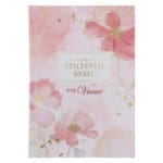 NLV Pienk Blomme Hardeband Stiltetydbybel vir Vroue - Image 18