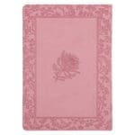 NLV Ligpienk Proteas Kunsleer Stiltetydbybel vir Vroue - Image 7