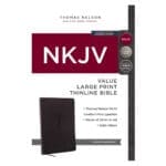 NKJV Value Thinline Large Print Red Letter Charcoal (Comfort Print)(Imitation Leather) - Image 13