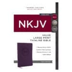 NKJV Value Thinline Large Print Red Letter Purple (Comfort Print)(Imitation Leather) - Image 10