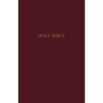 NKJV Reference Bible Center Column Red Letter Indexed Giant Print Burgundy (Imitation Leather) - Image 2