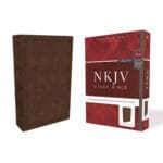 NKJV Study Bible Red Letter Brown (Comfort Print)(Imitation Leather) - Image 2