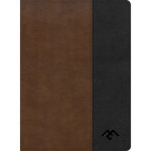 CSB Men Of Character Bible Brown Black (Imitation Leather)