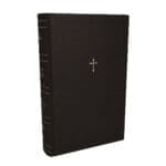 NKJV Compact Paragraph-Style Ref Bible Red Letter Zipper Black (Comfort Print)(Imitation Leather) - Image 3
