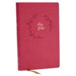 NKJV Pink Imitation Leather Value Ultra Thinline Bible Comfort Print - Image 8