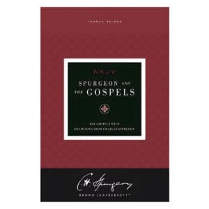 NKJV Brown Imitation Leather Spurgeon and the Gospels with Devotions Comfort Print
