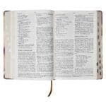 NLV Roesbruin & Goud Linne Standaard Bybel Met Duimgrepe - Image 45
