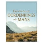 Eenminuut-Oordenkings vir Mans (Sagteband) - Image 3