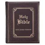 KJV Brown Faux Leather Family Bible - Image 42
