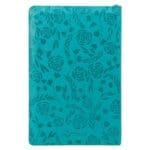 ESV Turquoise Faux Leather Standard Bible Thumb Indexed With Zip - Image 39