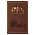 NLT Brown Faux Leather Standard Bible Thumb Indexed - Image 7