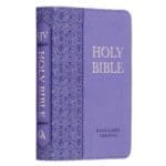 KJV Purple Faux Leather Mini Pocket Bible - Image 45