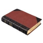 KJV Brandy & Dark Brown Genuine African Leather Bible Giant Print Indexed Red Letter - Image 45