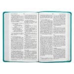 ESV Turquoise Emblem Design Imitation Leather Value Thinline Bible Large Print - Image 21