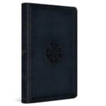 ESV Navy Mosaic Cross Design Imitation Leather Value Thinline Bible Large Print - Image 13