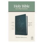 NLT Earthen Teal Blue Imitation Leather Filament Thinline Reference Bible