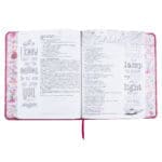 NLT Pink Peony Faux Leather Inspire Filament Bible - Image 8