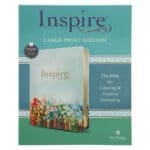 NLT Floral Fields Faux Leather Inspire Large Print Filament-Enabled Bible - Image 43