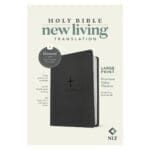 NLT Black Cross Imitation Leather Filament Premium Value Thinline Bible Large Print - Image 10